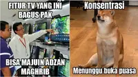 Meme jelang buka puasa (Sumber: 1cak/Instagram/doge_samurai17)