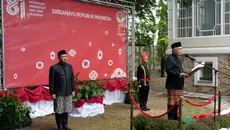 Hujan Tak Surutkan Semangat WNI Rayakan HUT ke-81 RI di Wina