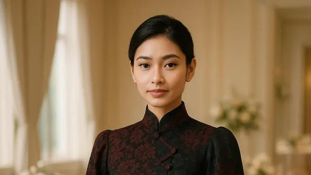 8 Model Kebaya Janggan Brokat Lengan Balon yang Kini Tren di 2025, Tampil Fresh dan Elegan