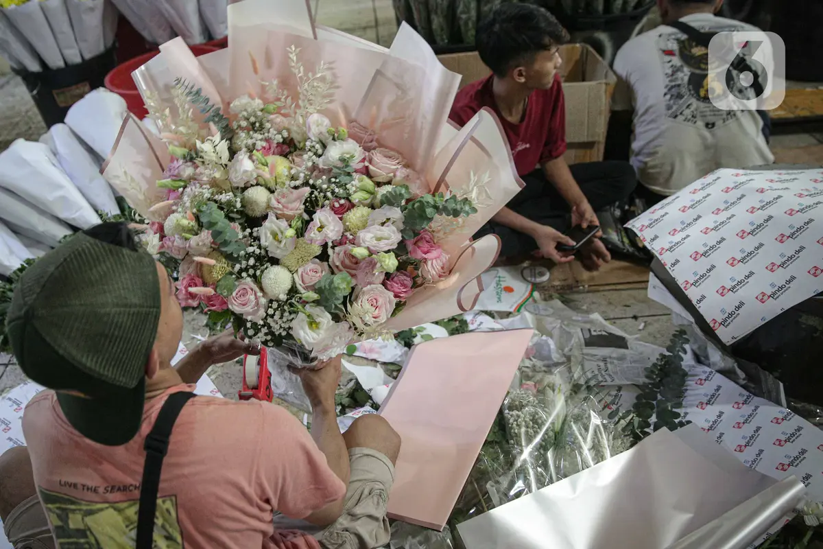Penjualan Bunga Buket di Hari Valentine Menurun