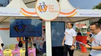 President Director & General Manager GSK Indonesia Manish Munot saat peluncuran media digital edukasi Ayo Kita Vaksin di Jakarta. (Foto: Liputan6.com)