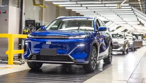 Geely EX5 EM-i Super Hybrid Mulai Diproduksi