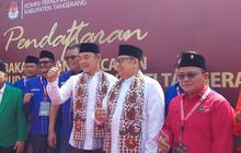 Pasangan Mad Romli-Irvansyah dan Benyamin-Pilar Resmi Daftar Pilkada Tangsel di Hari Terakhir Pendaftaran