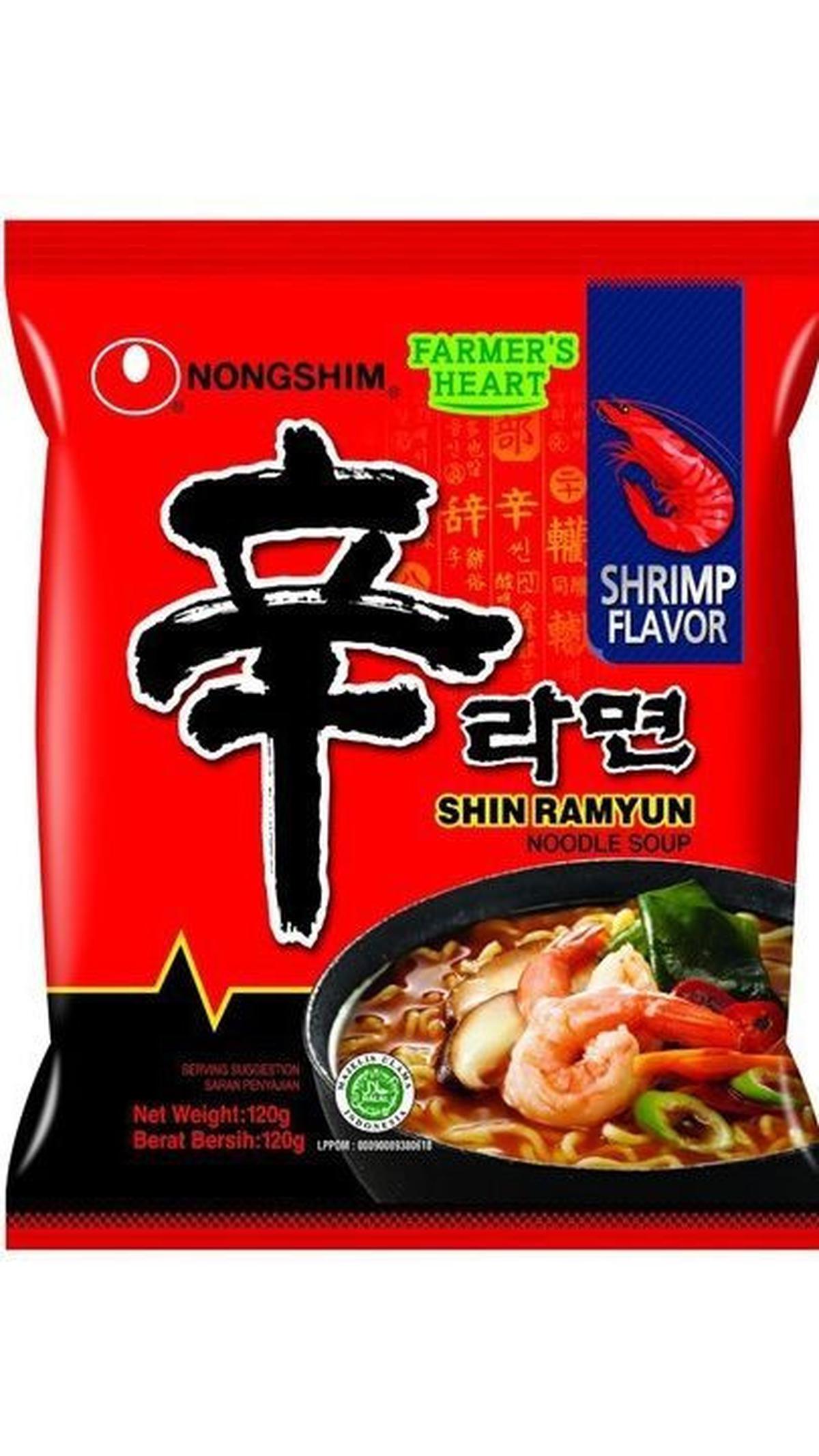 2.&nbsp;Nongshim Shin Ramyun Shrimp