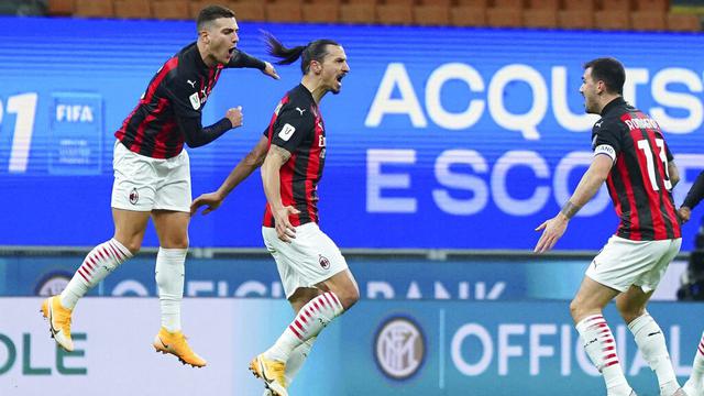 FOTO: Ibrahimovic Diusir Wasit, Eriksen Bawa Inter Milan Depak AC Milan dari Coppa Italia