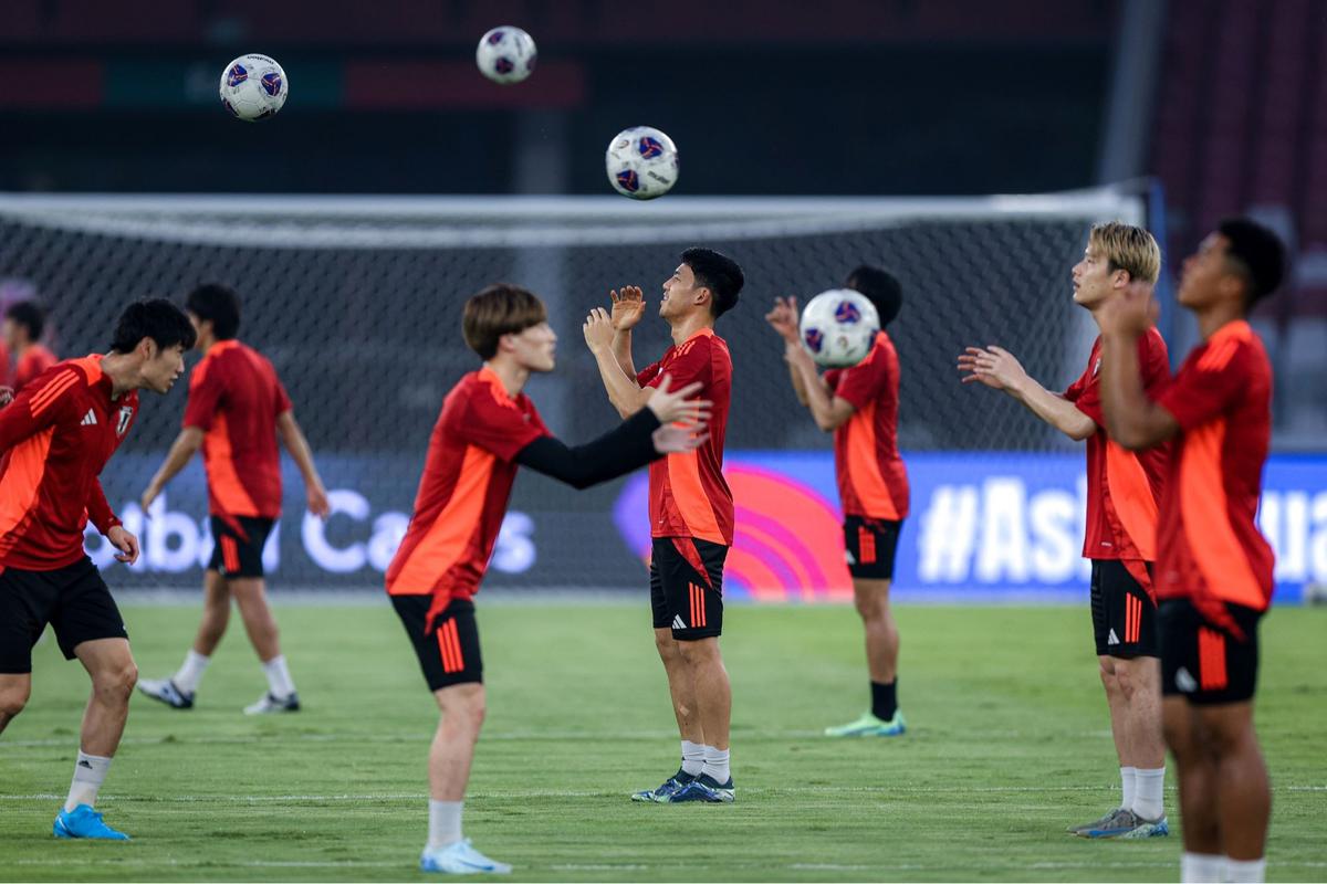 Timnas Jepang jajal rumput Stadion GBK