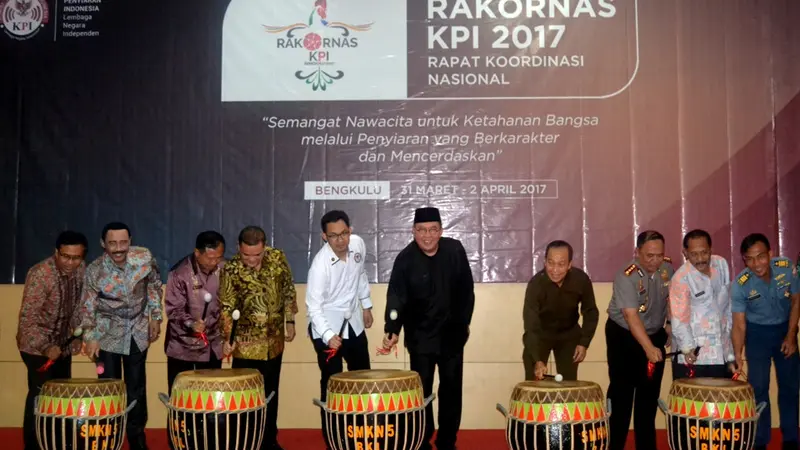 Buka Rakornas KPI Gubernur Bengkulu Mengeluh Miskin