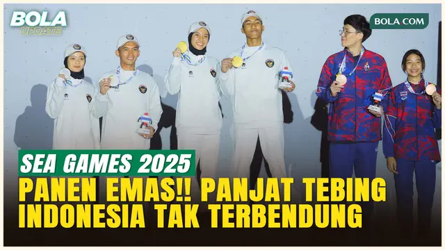 Indonesia Kuasai Nomor Speed Panjat Tebing, Kawinkan Emas dan Perak SEA Games 2025!