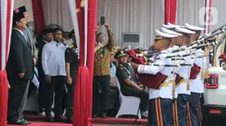 Sebelumnya, jabatan Menteri Pertahanan dipegang Prabowo Subianto semasa pemerintahan Presiden Joko Widodo dan Wakil Presiden Ma’ruf Amin. (Liputan6.com/Herman Zakharia)