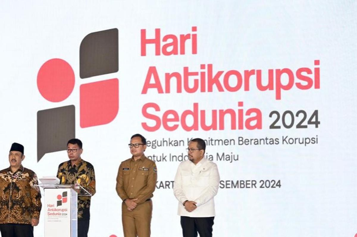 Menteri Sri Mulyani Hadiri Peringatan Hari Antikorupsi Sedunia