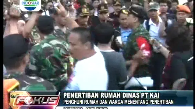 Penertiban Rumah Dinas PT KAI