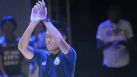 Pemain Arema FC, Jefri Kurniawan. (Bola.com/Iwan Setiawan)