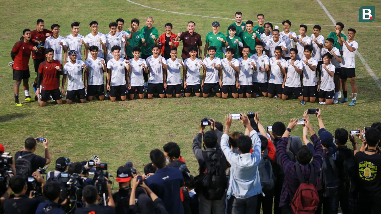 Latihan Timnas Indonesia U-20 untuk Persiapan Kualifikasi Piala Asia U-20 2023