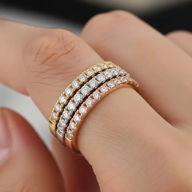 Model Cincin Emas Tiga Warna