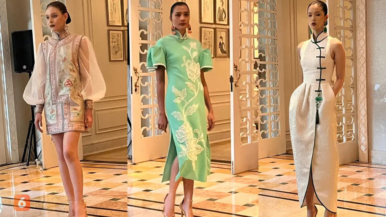 Eksplorasi Sebastian Gunawan Lewat Kerah Cheongsam untuk Busana Imlek 2025