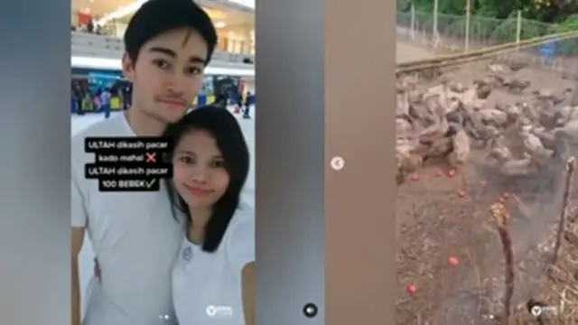 Wanita Dikado 100 Bebek dari Pacar Bule. Instagram viralkak ©2021 Merdeka.com