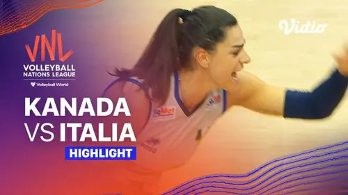 VIDEO: Laga Seru Volleyball Nations League 2023, Italia Bungkam Kanada 3-2