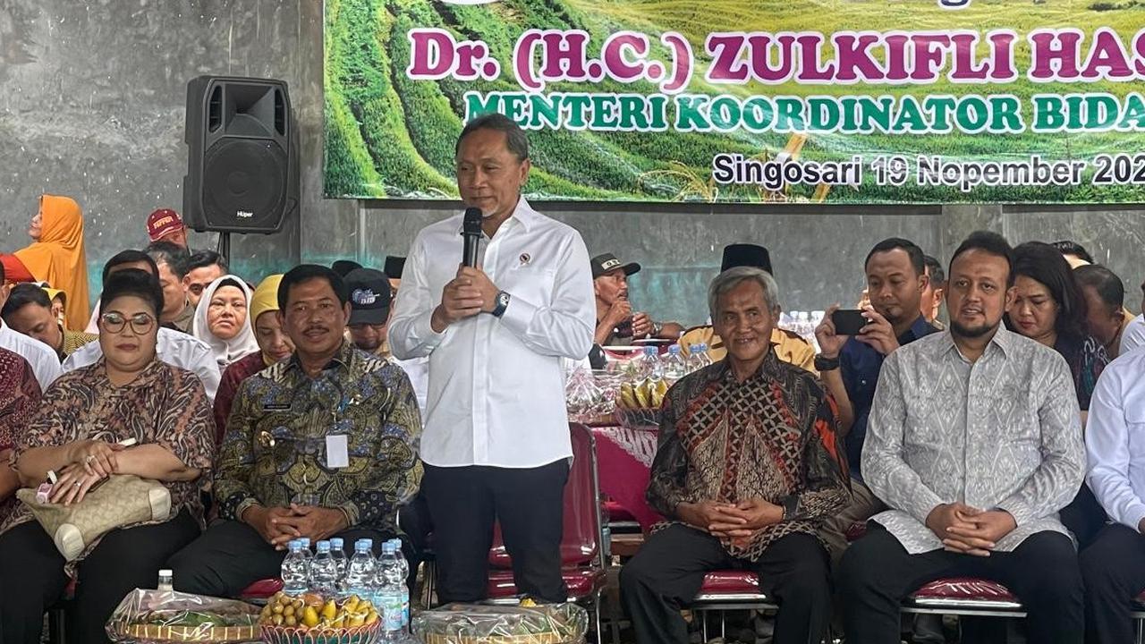Menko Zulhas Beri Waktu Pj Gubernur dan Bupati Buka Rekening UD Pramono dalam Dua Minggu
