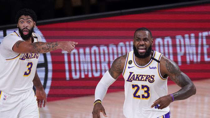 LeBron James Memimpin Lakers Lolos ke Final Wilayah NBA (AP)