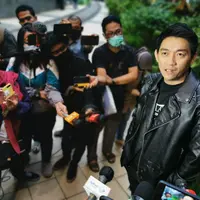 Ifan Seventeen usai penayangan film Kemarin (Liputan6.com/Aditia Saputra)