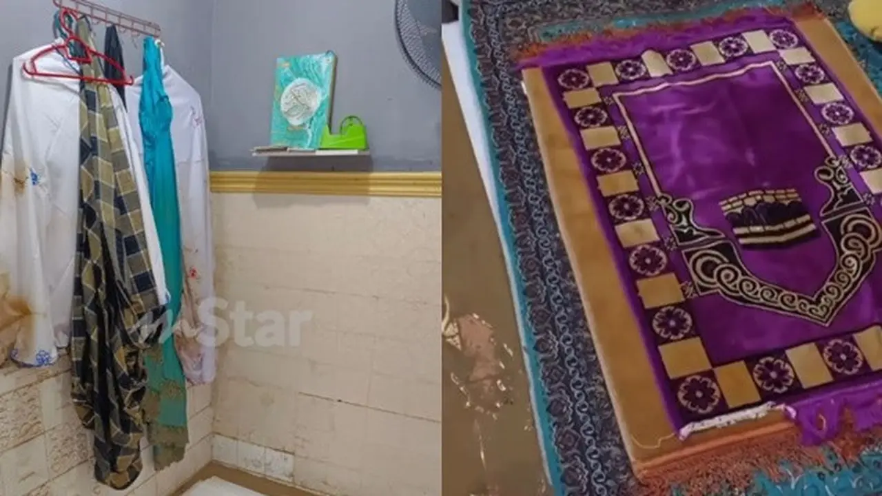 Seluruh Rumah Terendam Banjir Lumpur, Sajadah dan Al Quran Ini Tetap Bersih