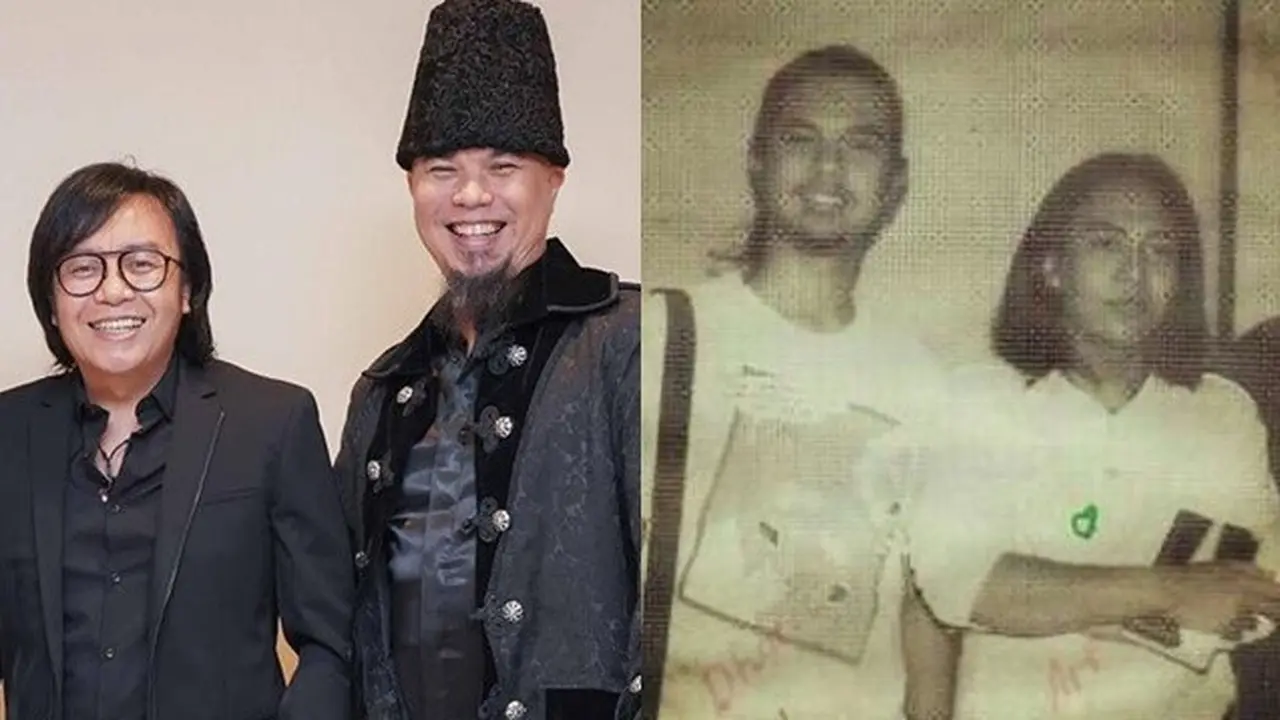 Bersahabat Sejak SMA, Ini 6 Potret Lawas Kebersamaan Ari Lasso dan Ahmad Dhani