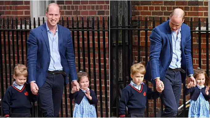 Pangeran George dan Putri Charlotte/copyright Shutterstock/Tim Rooke/REX