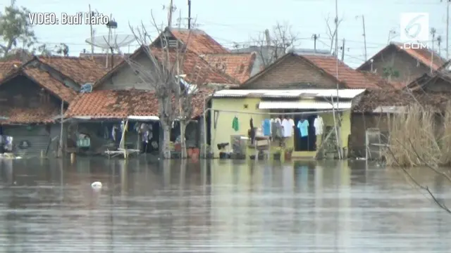 Selain curah hujan tinggi, banjir di Pekalongan disebabkan jebolnya tanggul pembatas di kawasan Pasirsari.