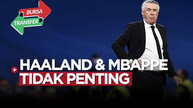 Berita video bursa transfer, Erling Haaland dan Kylian Mbappe ke Real Madrid? Ini Jawaban Carlo Ancelotti