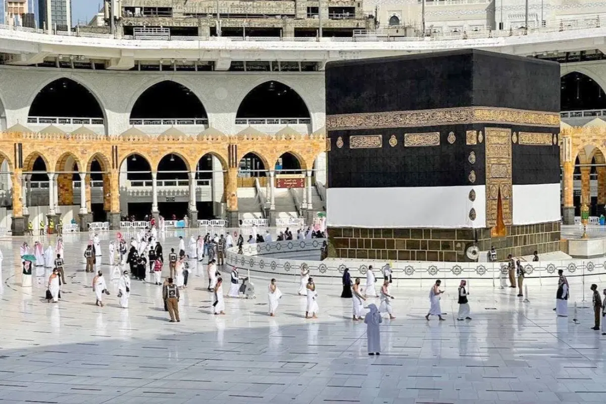 Muslim mulai ritual Haji 2021 pada 17 Juli 2021. (Twitter @reasahaharamain)