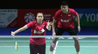 Praveen Jordan/Melati Daeva Oktavianti berhasil lolos babak penyisihan Jerman terbuka setelah mengalahkan pasangan Denmar. (PBSI)