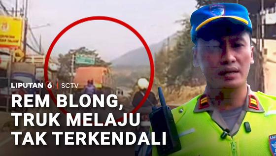 Rem Blong, Truk Melaju Tak Terkendali