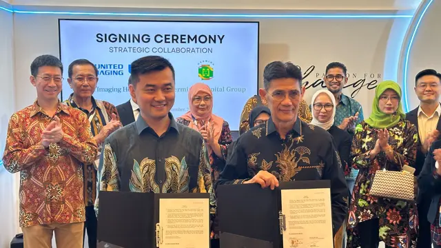 Penandatanganan kerja sama ini dilakukan oleh Wakil Direktur Utama Keuangan dan Strategik PT. Medikaloka Hermina, Yulisar Khiat, dan Dr. Jusong Xia, Ph.D., President of International Business United Imaging Healthcare, di Bali pada 7 September 2024.