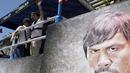 Parade penyambutan Manny Pacquiao. (AFP PHOTO/NOEL CELIS)
