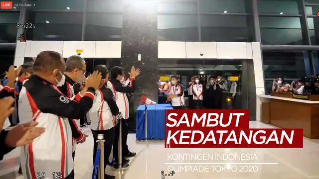 VIDEO: Menpora Sambut Kedatangan Kloter Terakhir Kontingen Indonesia di Olimpiade Tokyo 2020