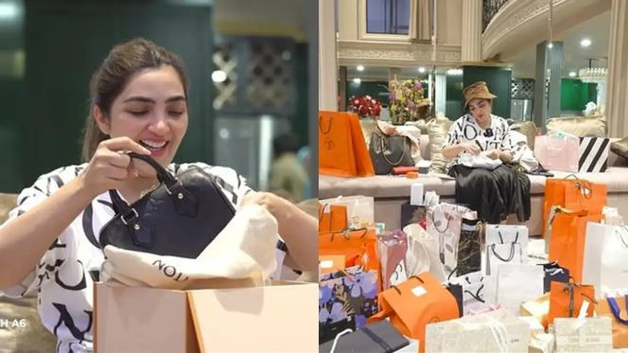 7 Potret Ashanty Buka Kado Ultah, Dapat Hadiah Parfum Hingga Perhiasan Branded