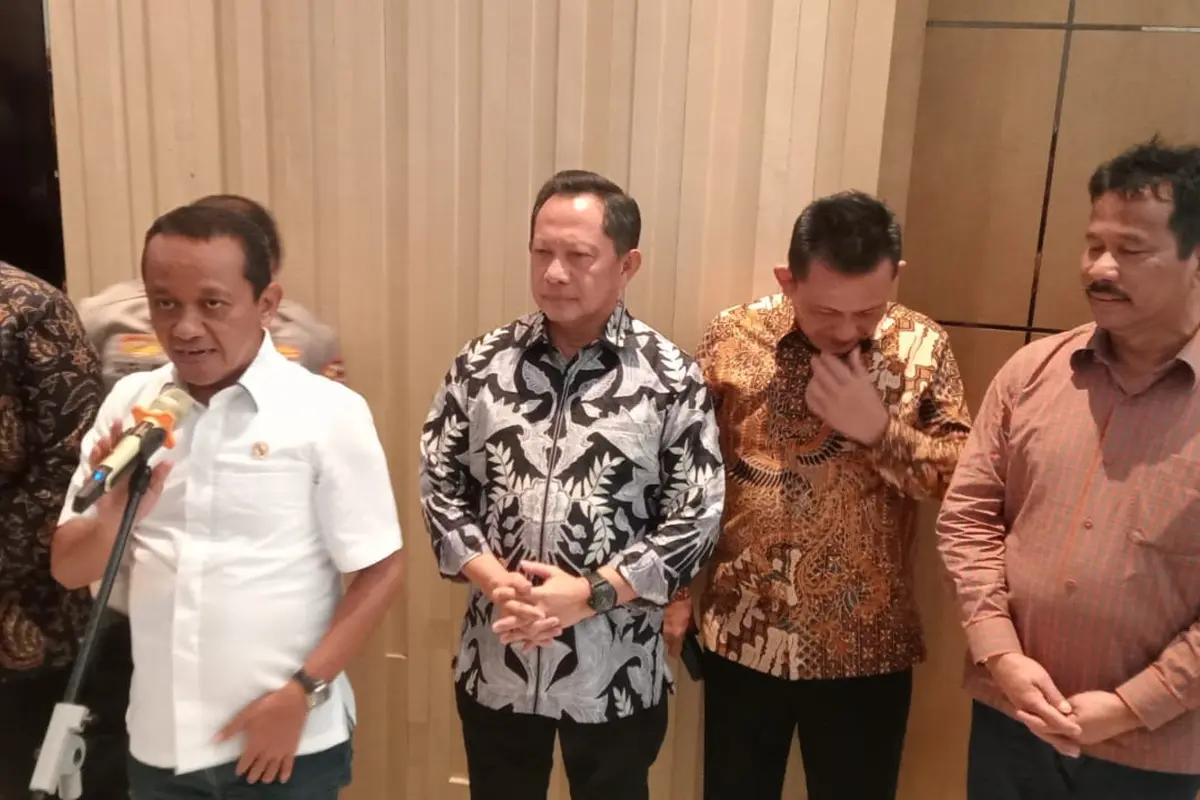 Para menteri kabinet Presiden Jokowi datang ke Batam untuk menyelesaikan persoalan Pulau Rempang. (Foto: Liputan6.com/Ajang Nurdin)