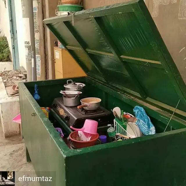 6 Potret Alih Fungsi Benda Jadi Tempat Simpan Piring Ini Bikin Tepuk Jidat