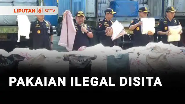Pakaian Ilegal Disita