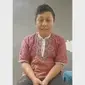 Pria di Rajeg, Kabupaten Tangerang ditangkap polisi buntut video viral menghina pendukung Palestina. (Liputan6.com/Pramita Tristiawati)