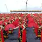 Festival Gandrung Sewu 2018 akan dilaksanakan 20 Oktober mendatang akan diwarnai dengan kehadiran ribuan patung penari.