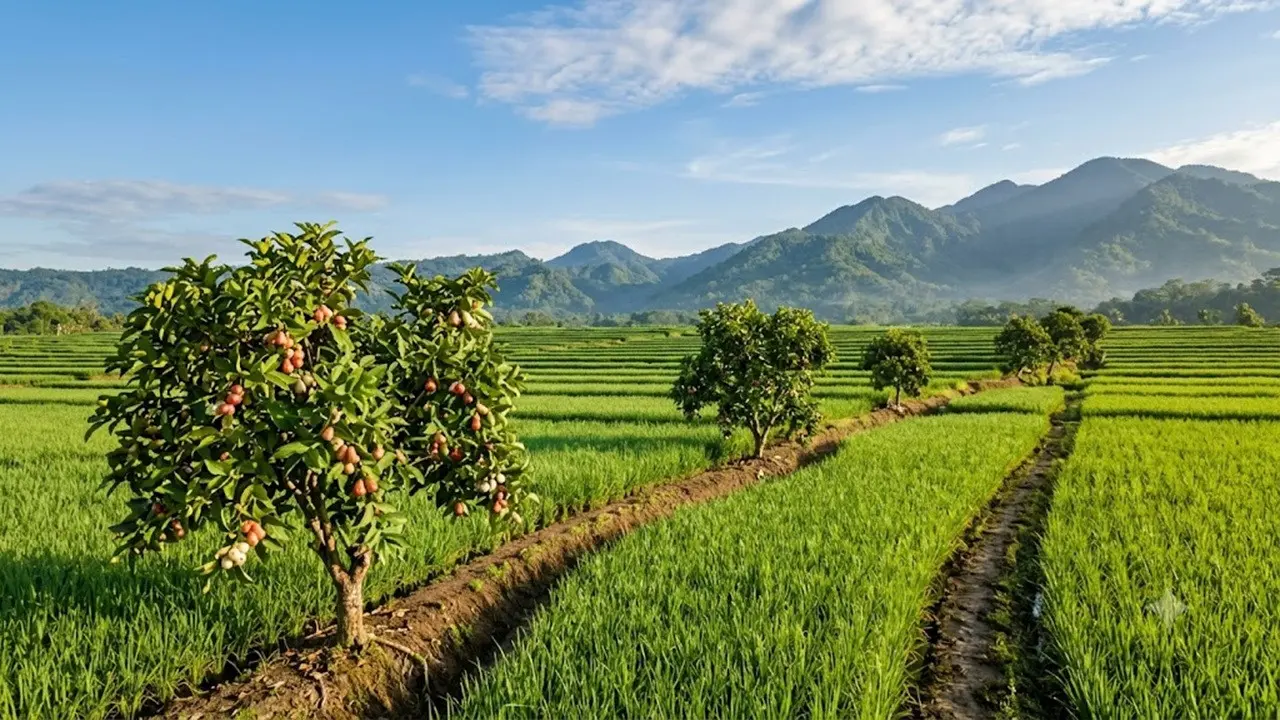 Pohon Buah yang Cocok Ditanam di Pematang Sawah
