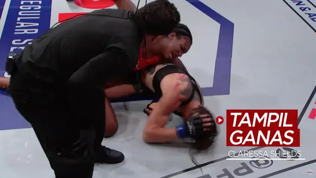 VIDEO: Atlet Tinju Wanita Peraih 2 Medali Emas Olimpiade, Claressa Shields Tampil Ganas di MMA