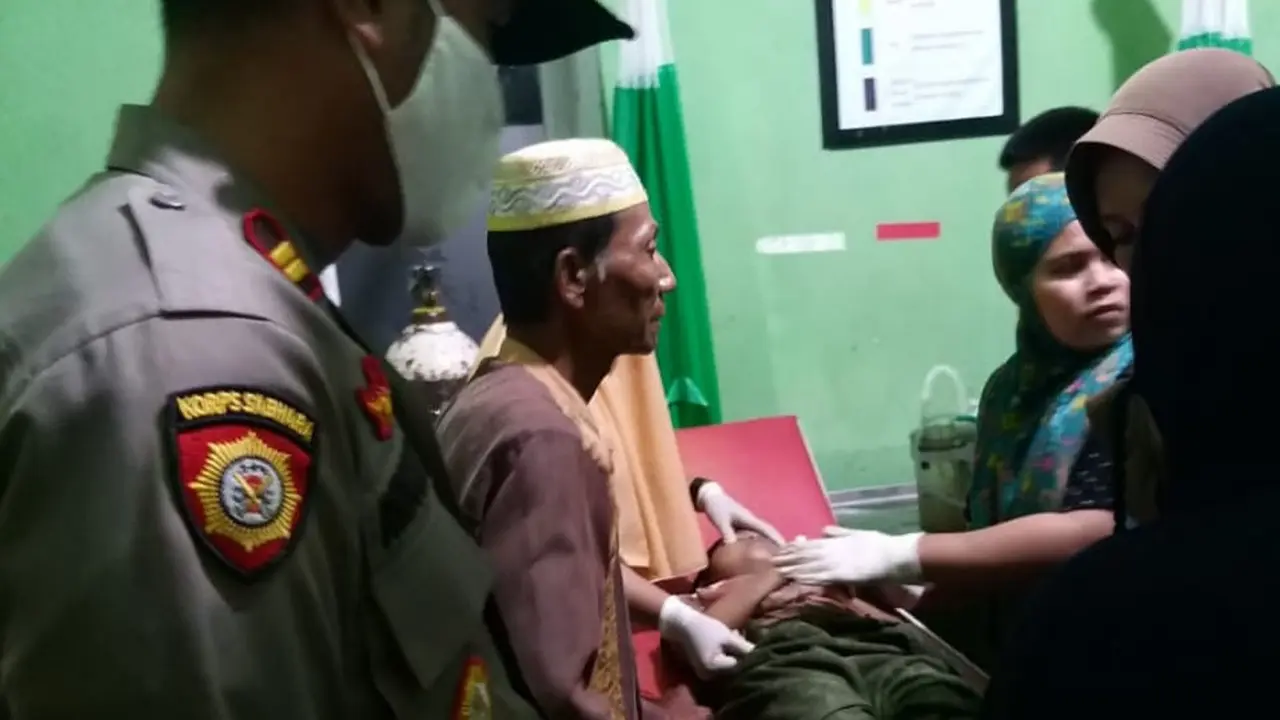 Empat orang keluarga petani di Kolaka Utara meninggal dunia usai terseret arus sungai saat hendak menyeberang, Rabu (24/11/2021).(Liputan6.com/dok Polsek Pakue)