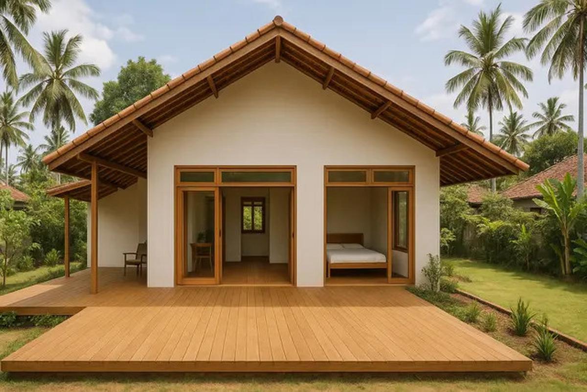 10 Inspirasi Rumah Bagus Sederhana dengan Lantai Kayu yang Memikat, Bikin Hunian Terlihat Lebih Mewah di Tahun 2025