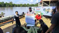 BMH Salurkan Kurban ke Pedalaman Katingan Kalteng, Warga Desa Terharu