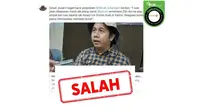 Cek Fakta nama jalan Presiden Jokowi
