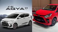 Render Toyota Agya terbaru dan Toyota Agya saat ini (Instagram/@malvinwsetiawan, doc.Otosia.com)
