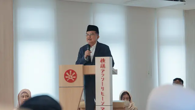 Masjid As-Sholihin di Yokohama diresmikan pada Jumat (10/4/2026) oleh Wakil Presiden ke-10 dan ke-12 RI Jusuf Kalla. (Istimewa)