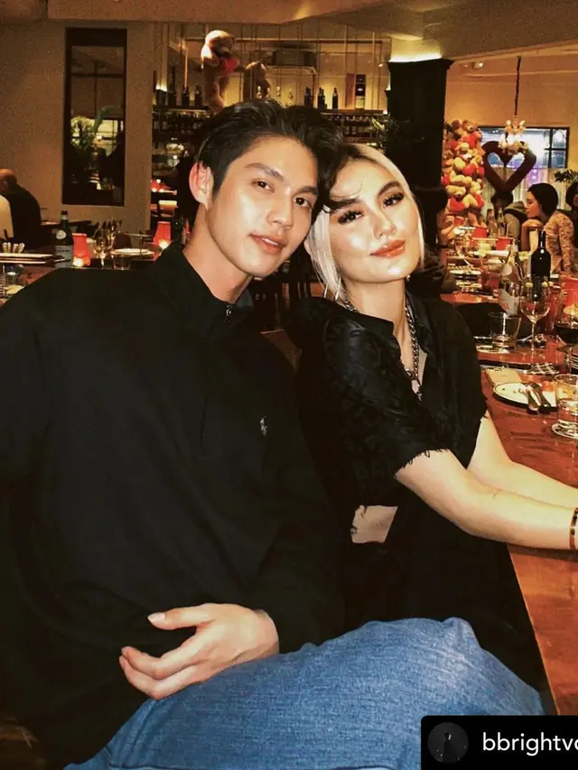 Potret kompak Bright dan Agnez Mo (Foto: Instagram agnezmo)